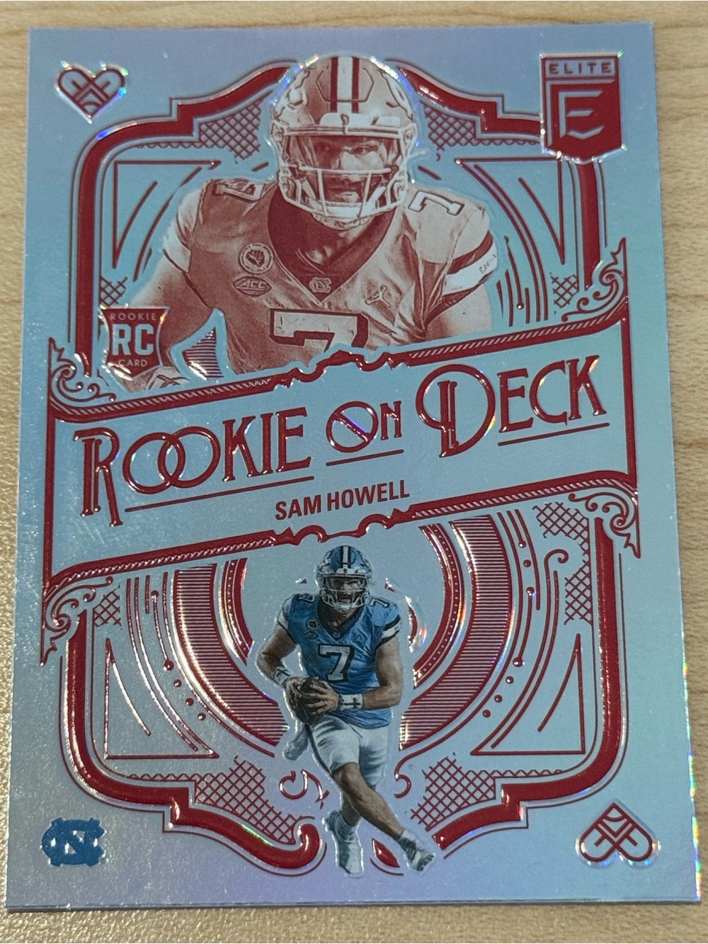 Panini Rookie On Deck Sam Howell Red and Blue Trading Card